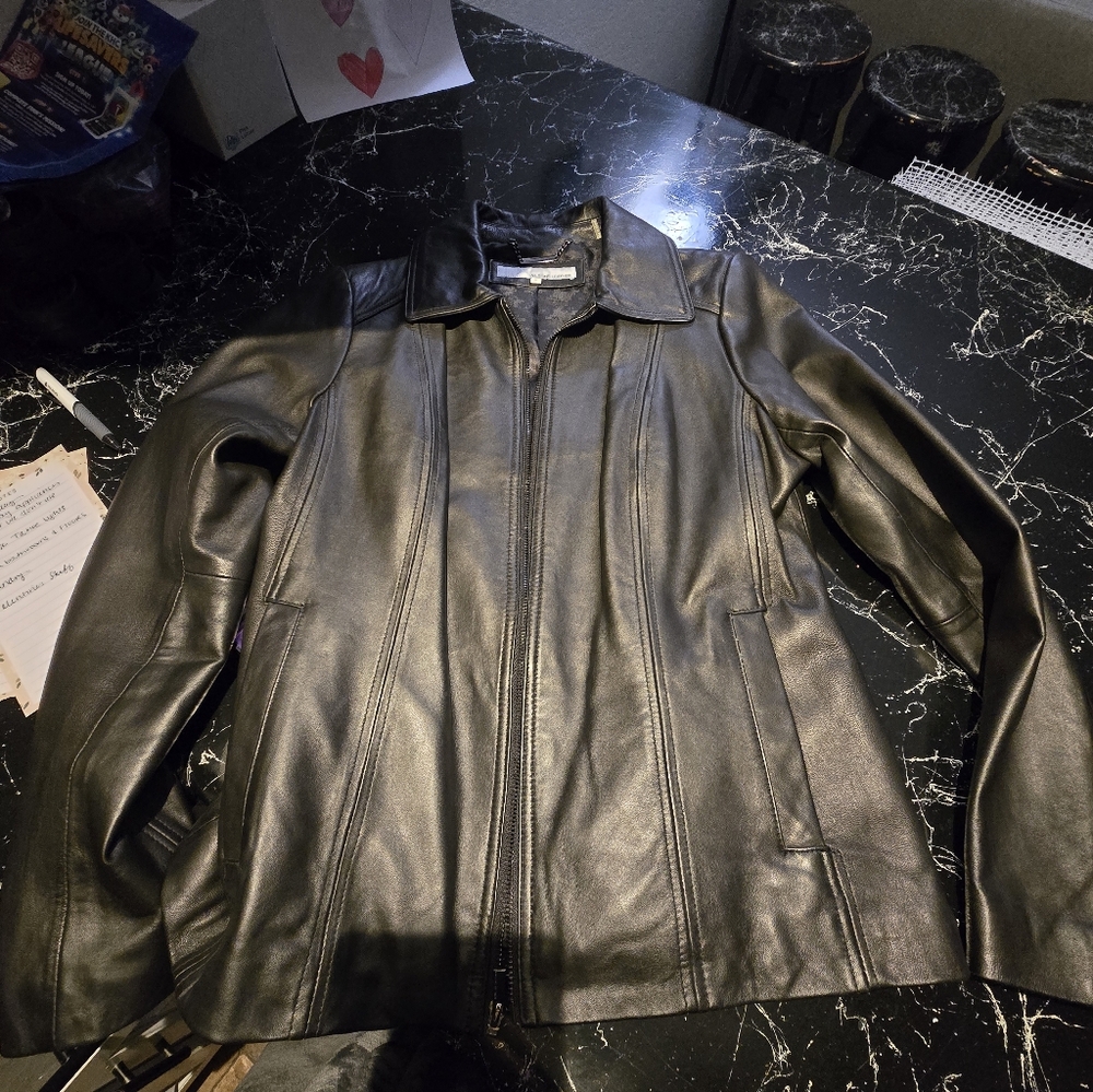 Wilsons Black Leather Jacket